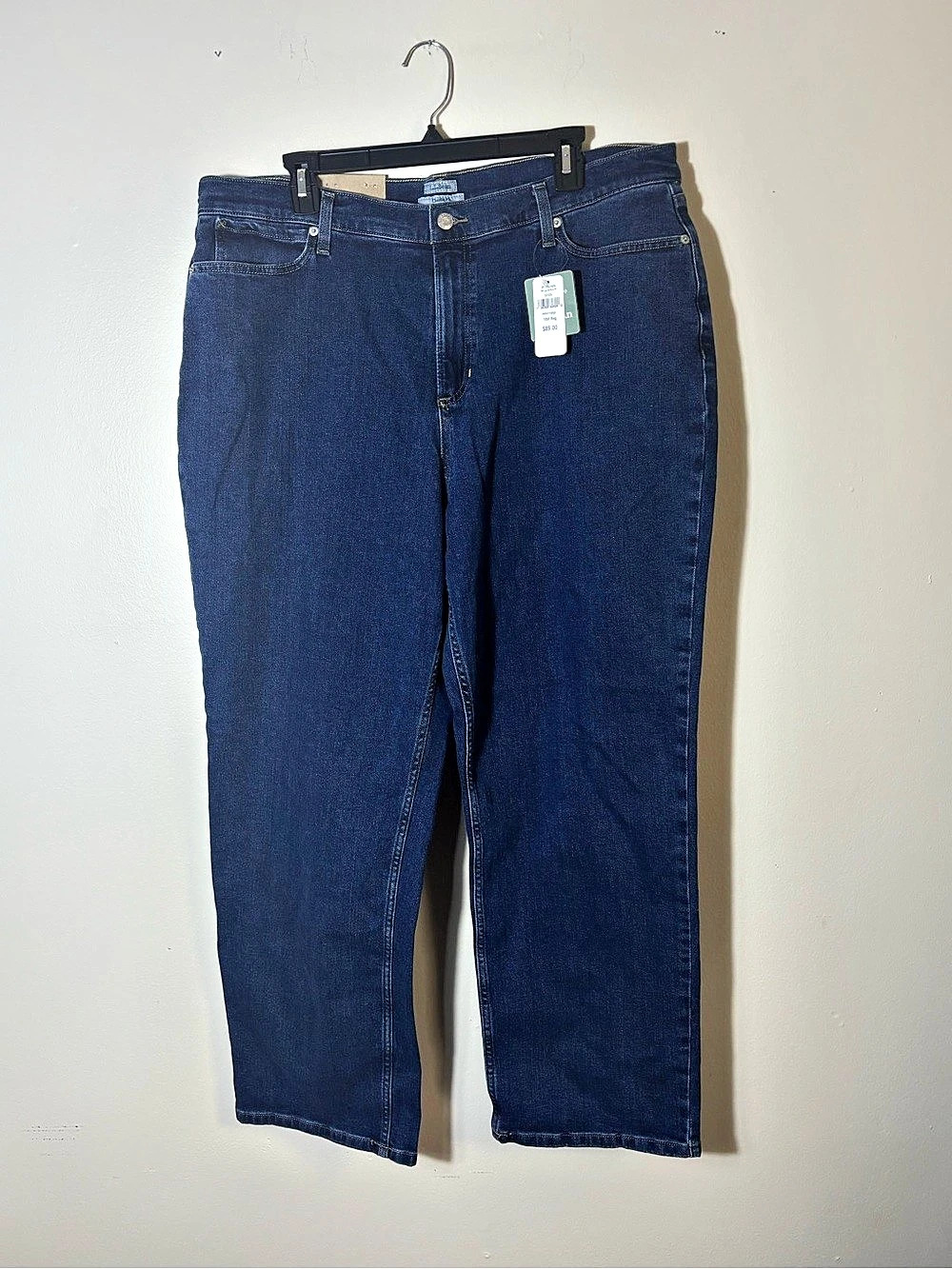 NWT L.L. Bean Mid Rise 207 Vintage Straight Jeans Women’s Sz 18W
